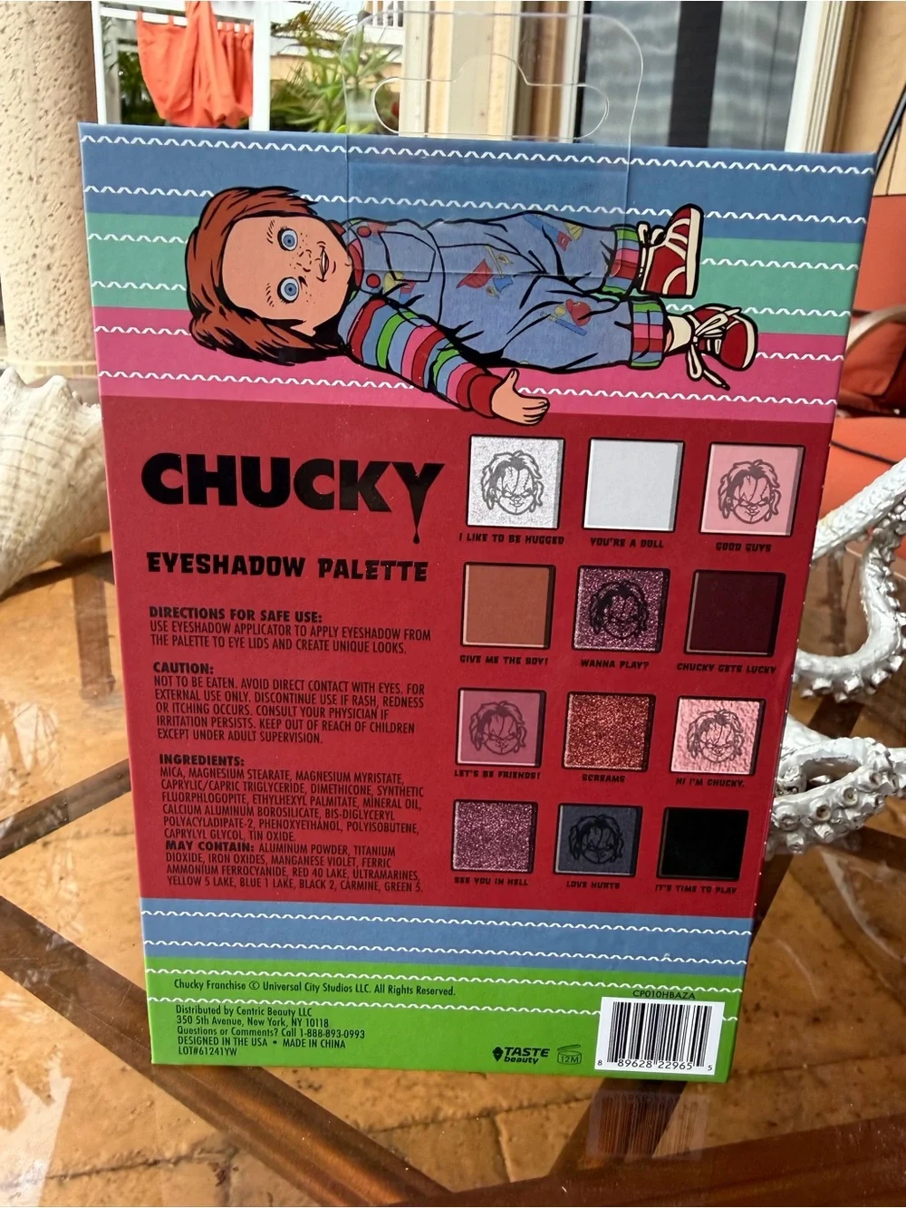 CHUCKY Eyeshadow Palette — Multi-Striped Colorway